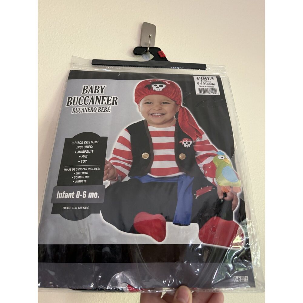 NEW Baby Buccaneer Pirate Costume